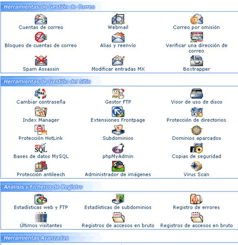 Pinche en l imagen para ver su panel de control.